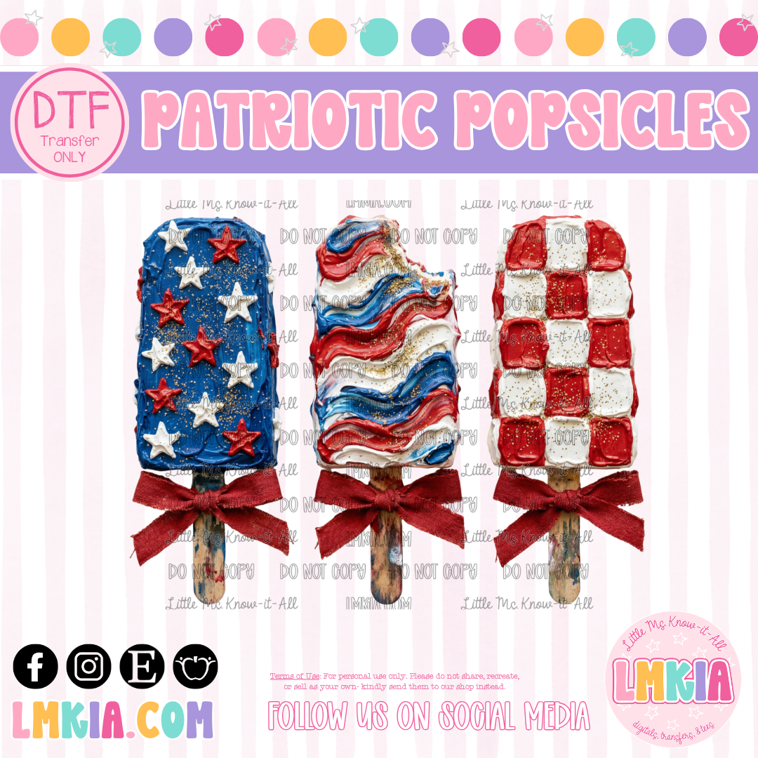 American Popsicles DTF Transfer