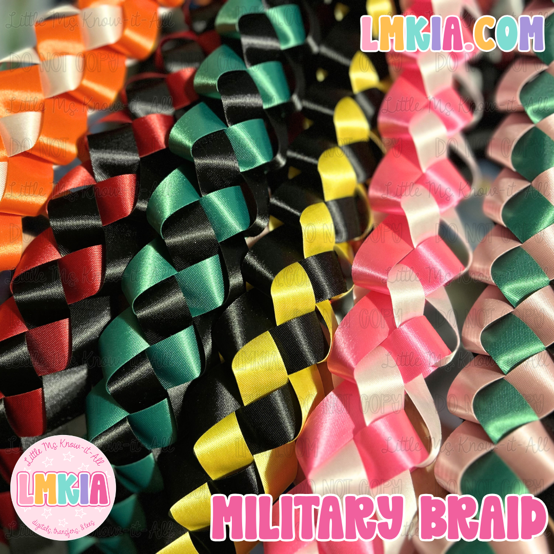 Military Homecoming Mum Braid
