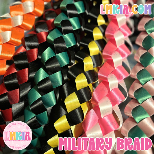 Military Homecoming Mum Braid