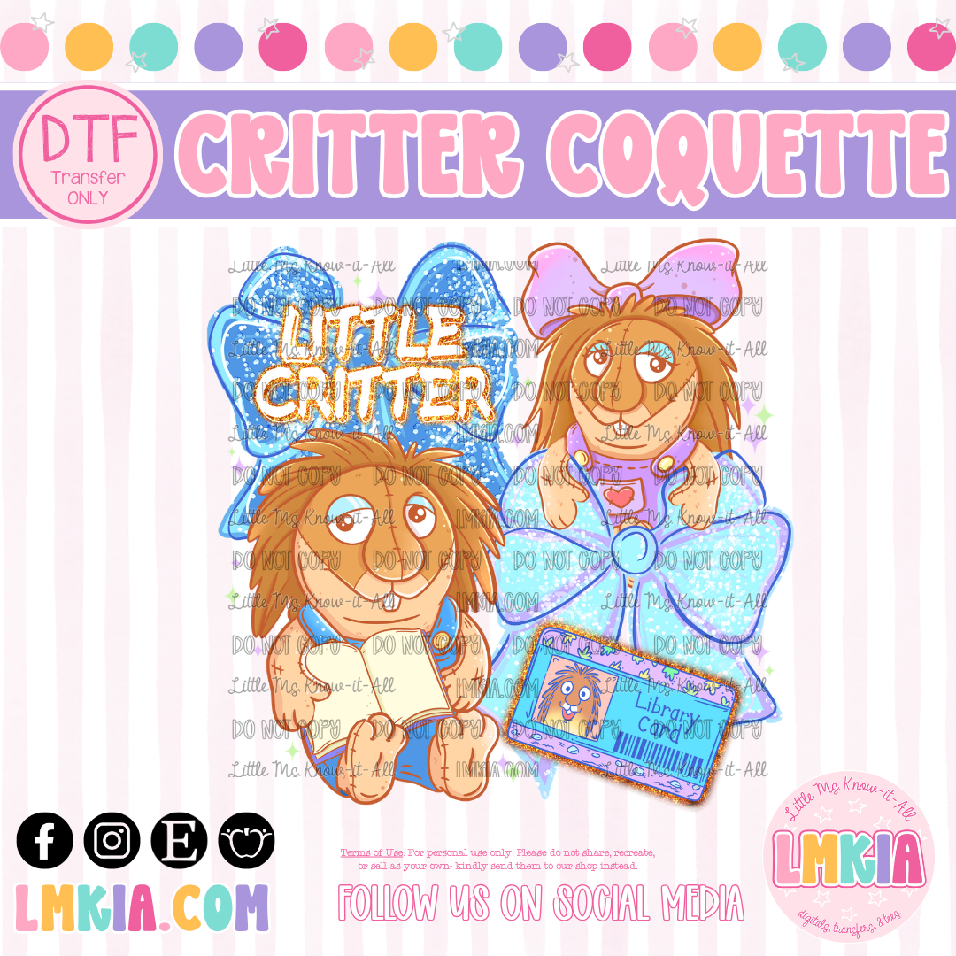 Critter Coquette DTF Transfer