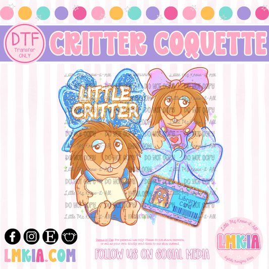 Critter Coquette DTF Transfer