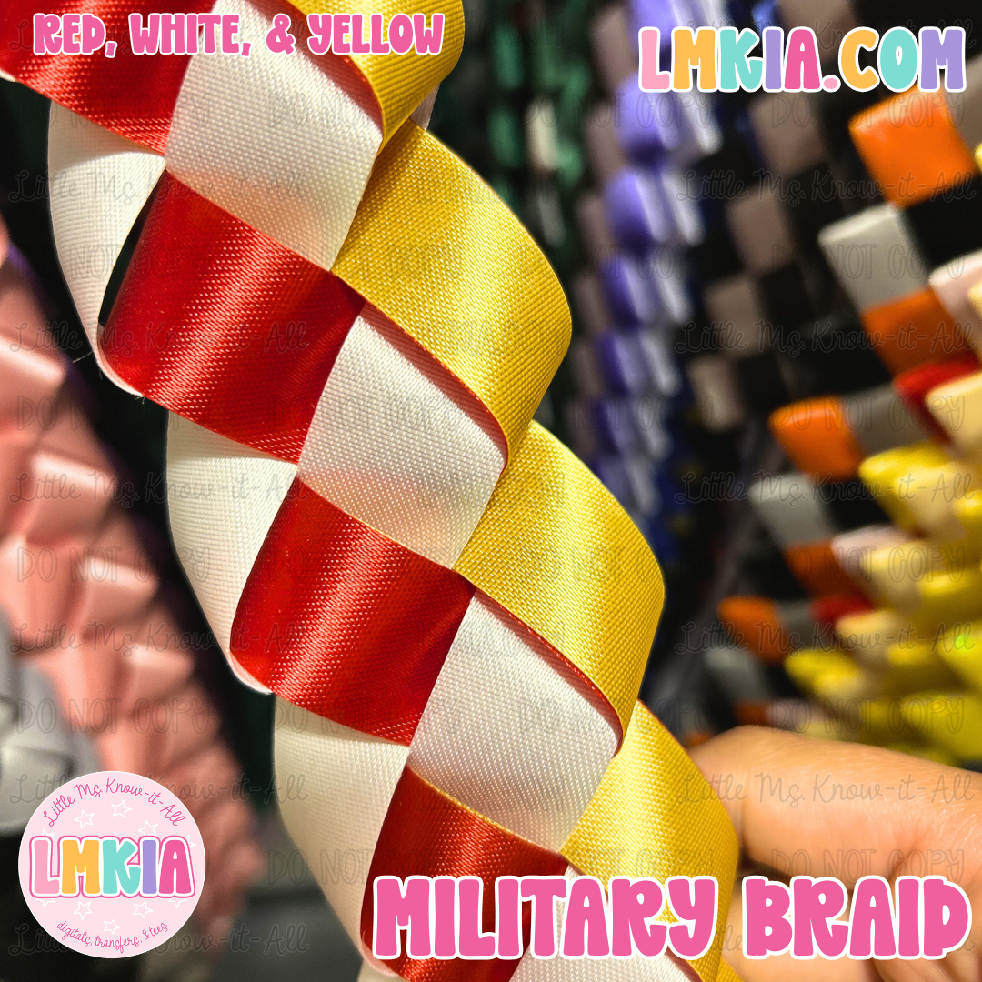 Military Homecoming Mum Braid