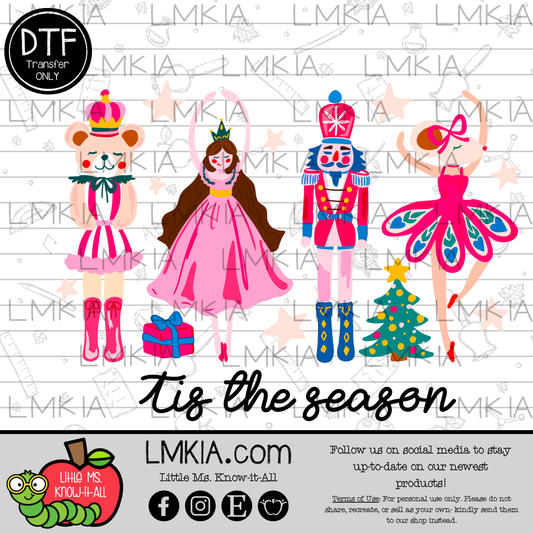 Ballet Tis The Season DTF Transfer