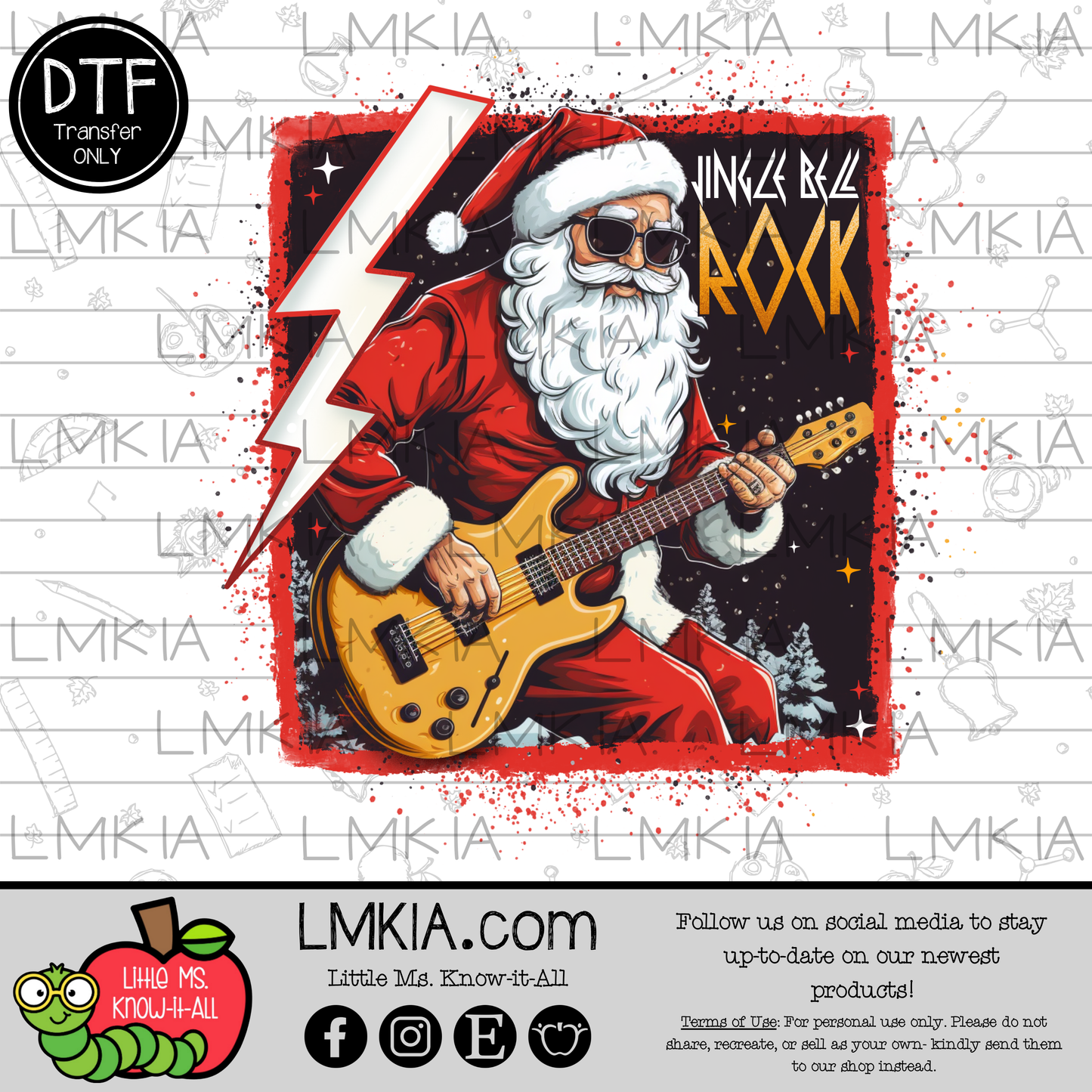 Jingle Bell Rock DTF Transfer