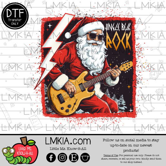 Jingle Bell Rock DTF Transfer