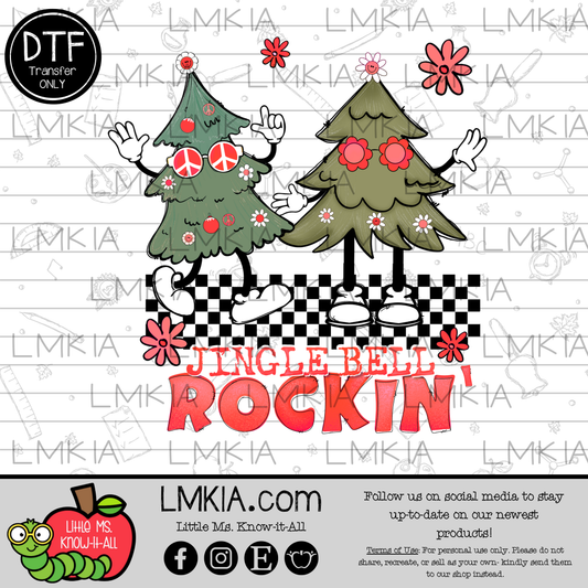 Jingle Bell Rockin' DTF Transfer