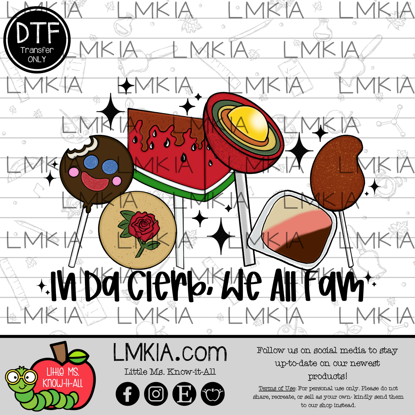 We All Fam Mexican Candy DTF Transfer