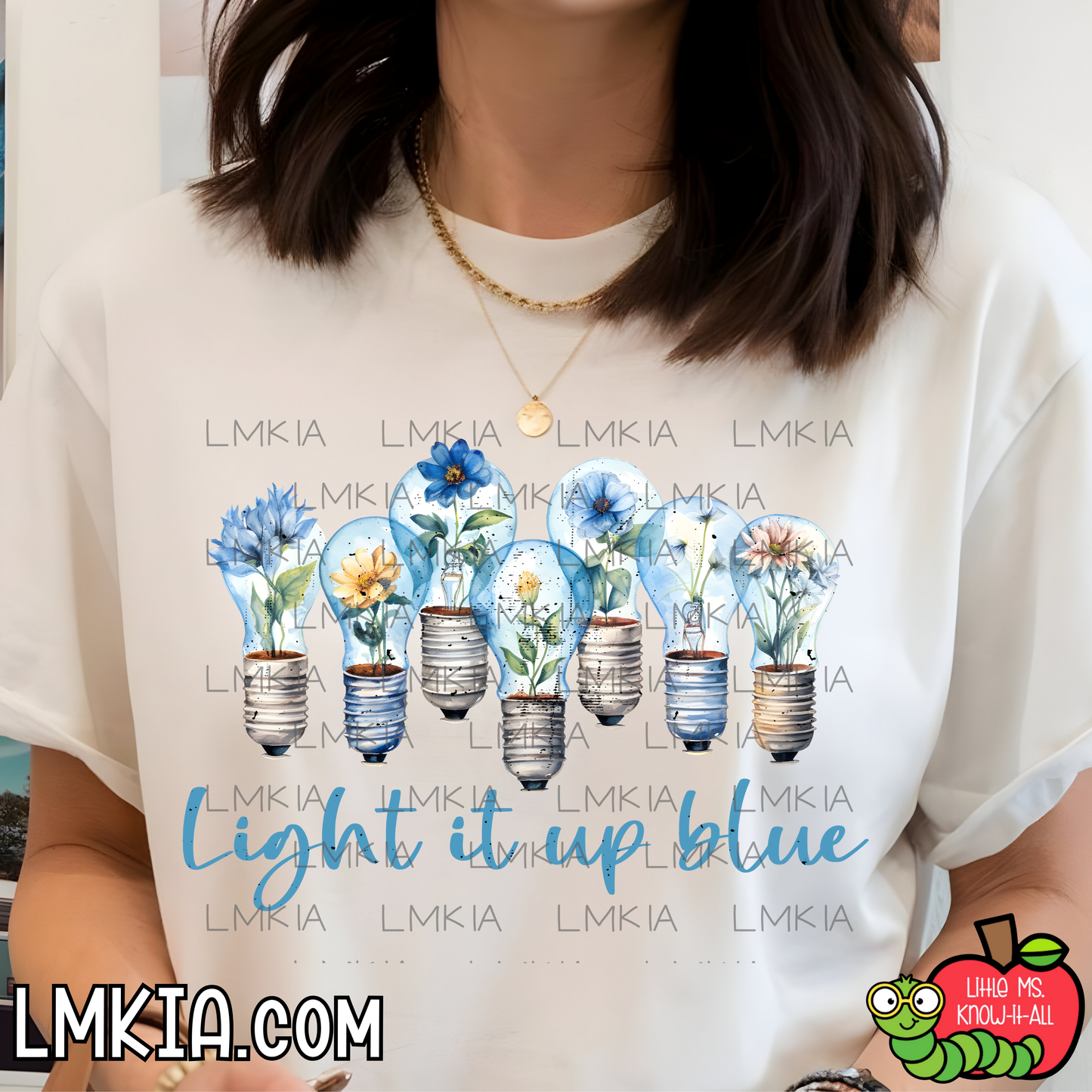 Light it Up Blue T-Shirt