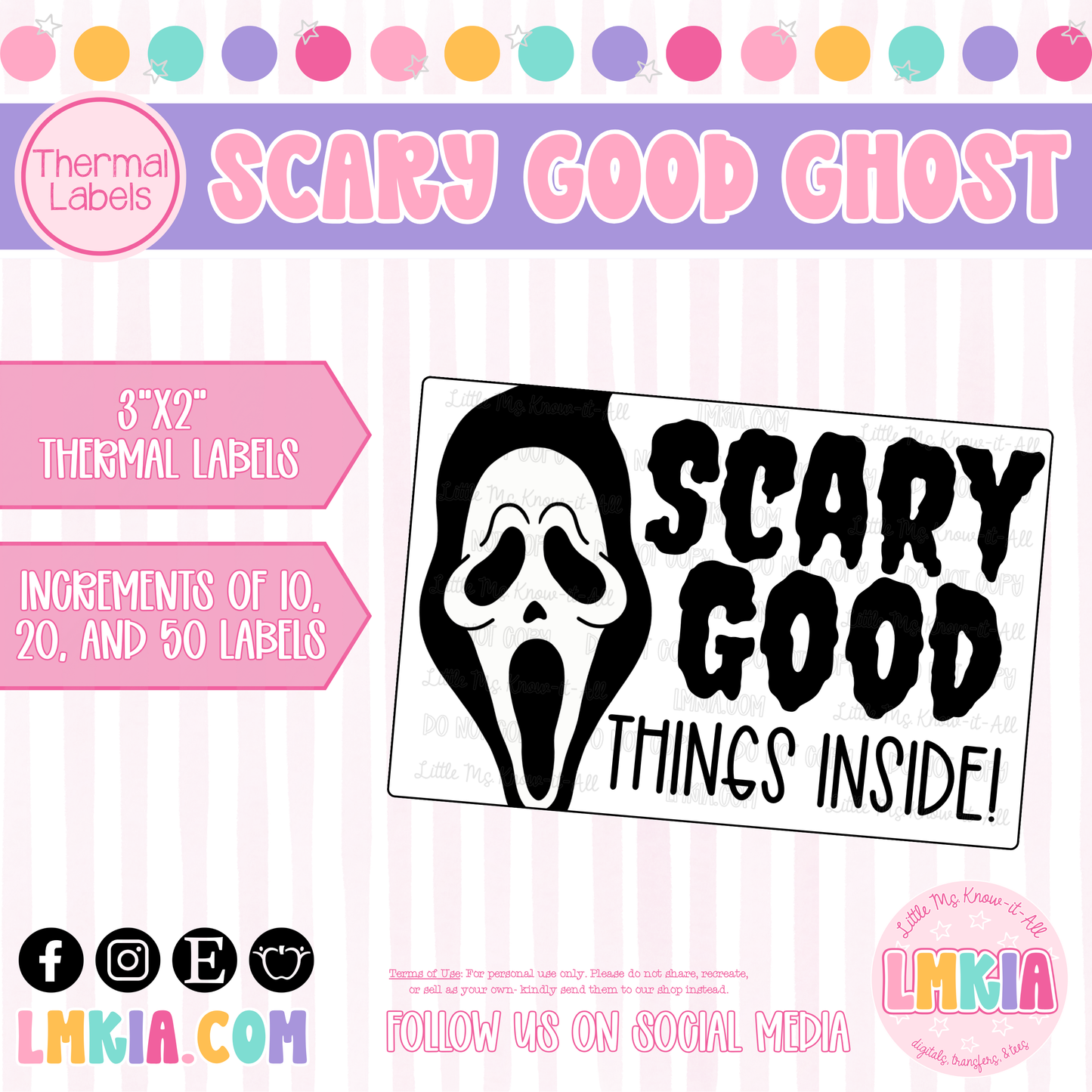 Scary Good Thermal Labels