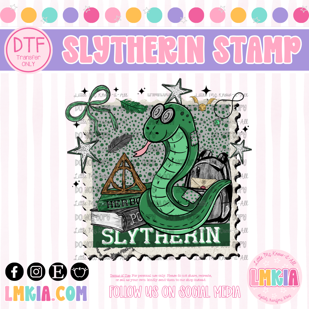 Wizard School Spirit Stamp DTF Transfer