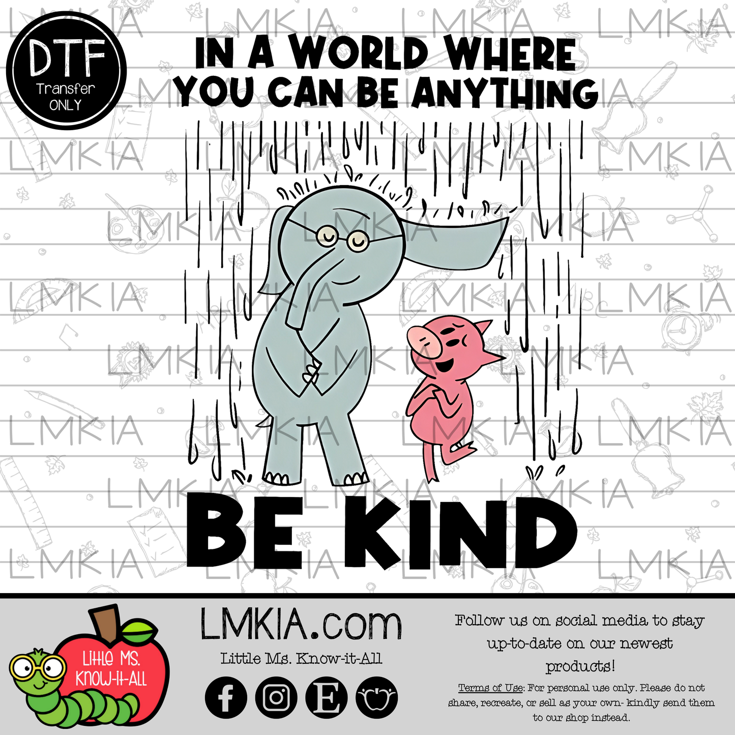 Be Kind DTF Transfer