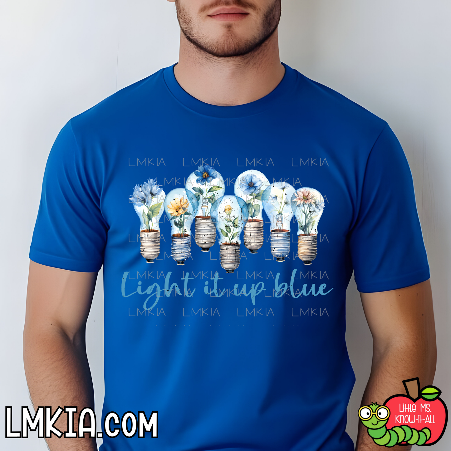 Light it Up Blue T-Shirt