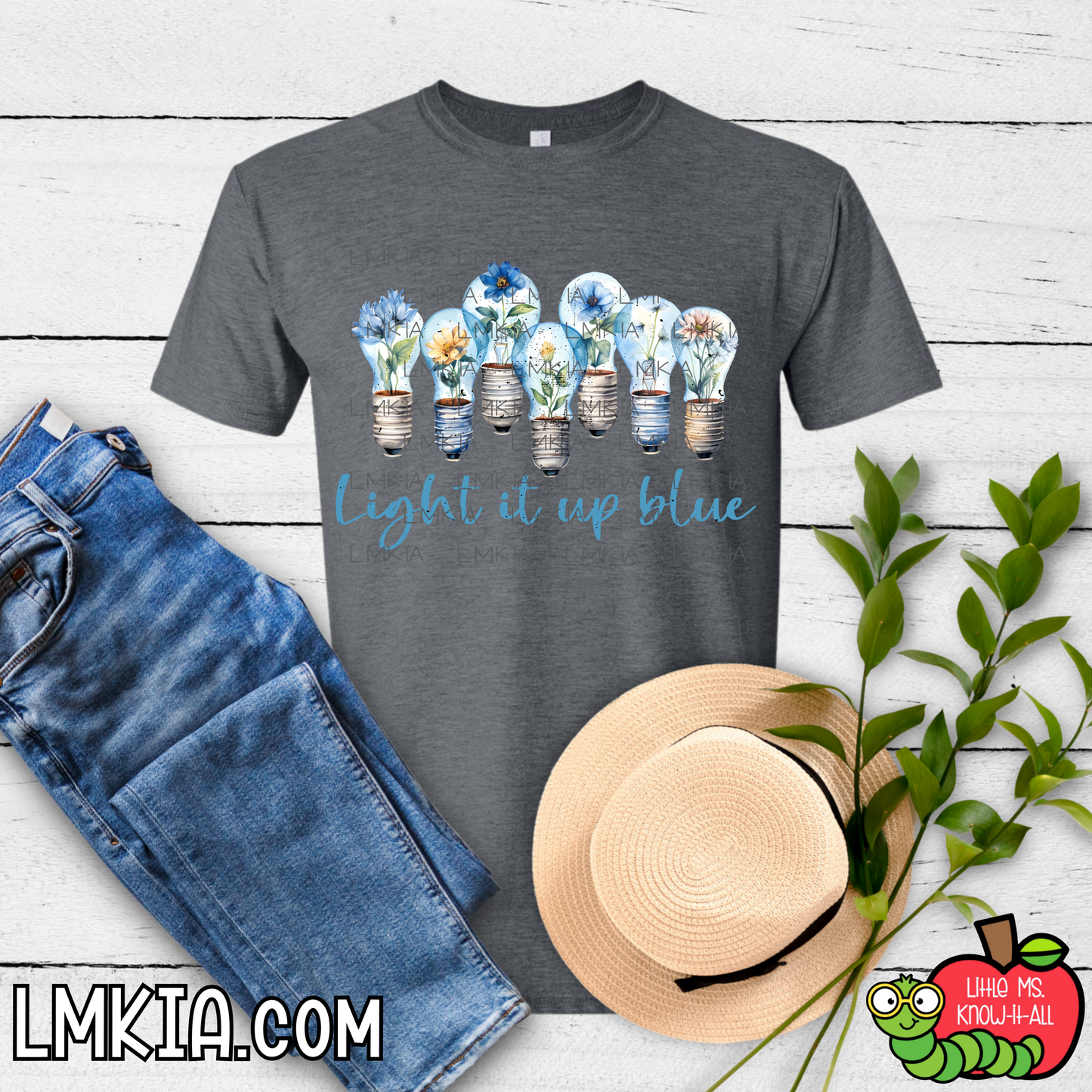 Light it Up Blue T-Shirt