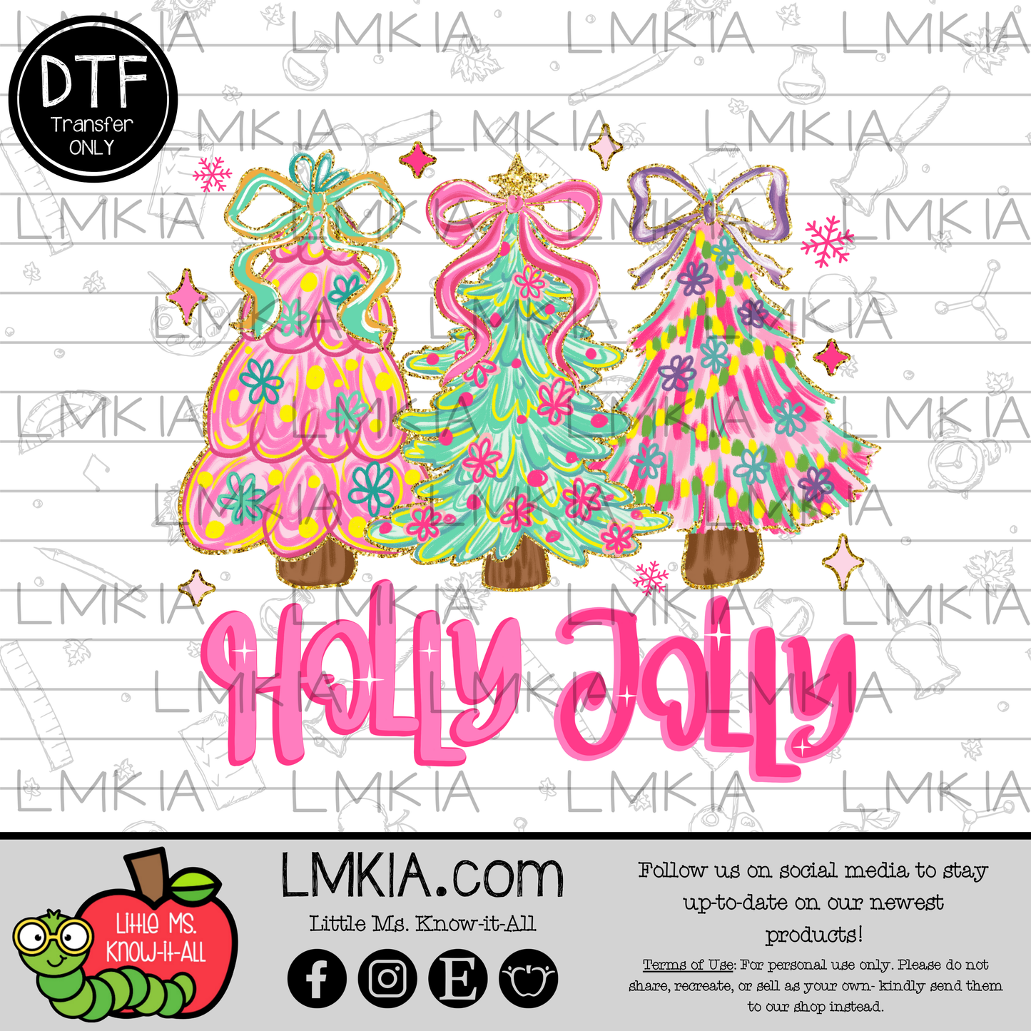 Holly Jolly DTF Transfer