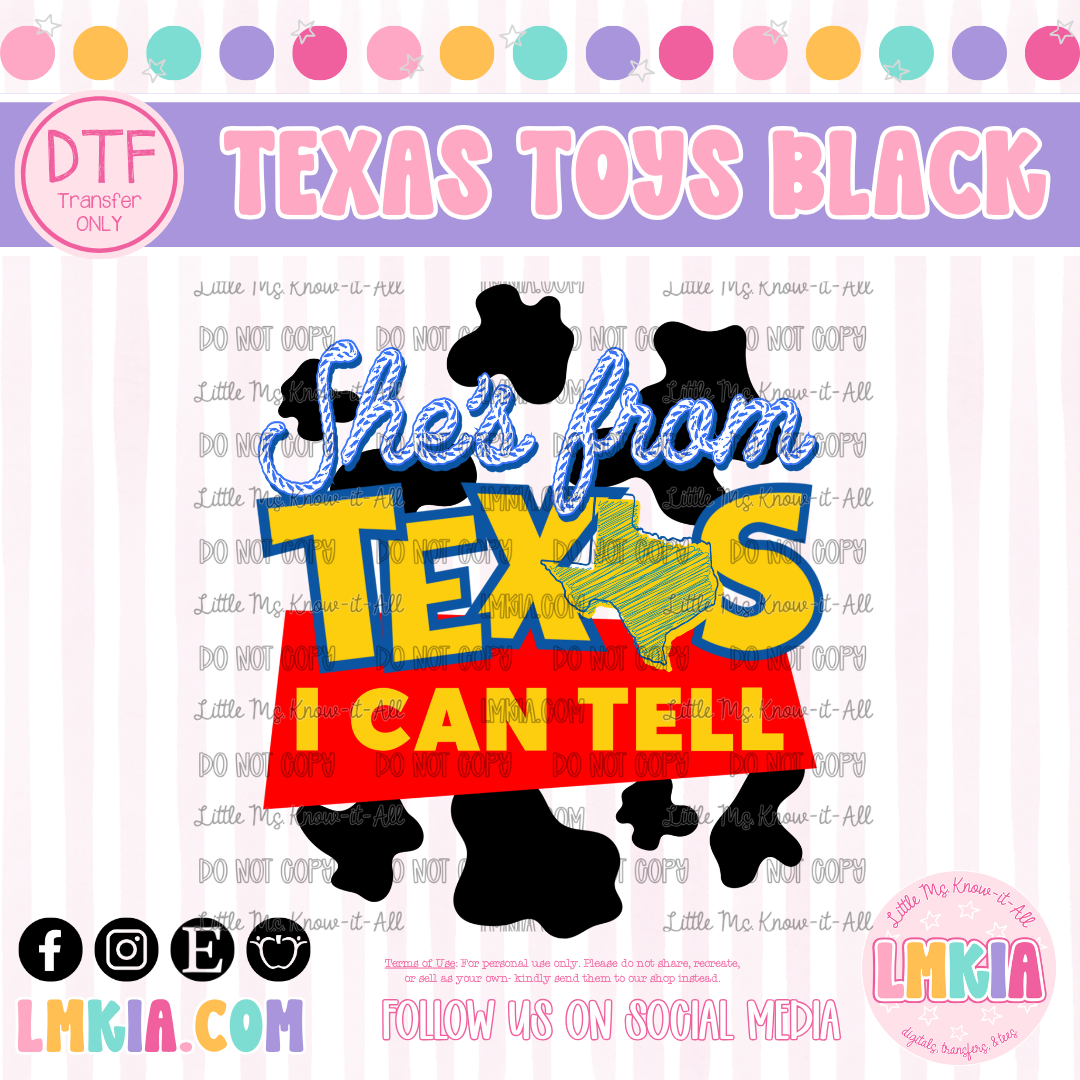 Texas Toys DTF Transfer