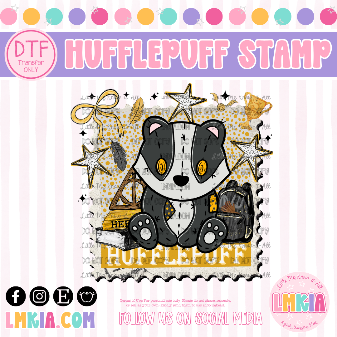 Wizard School Spirit Stamp DTF Transfer