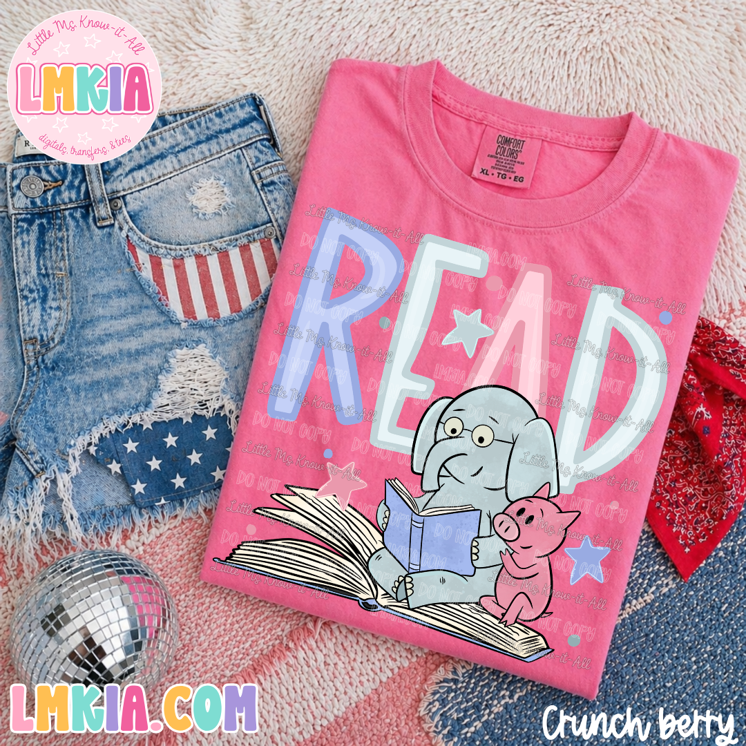 Elephant Read T-Shirt