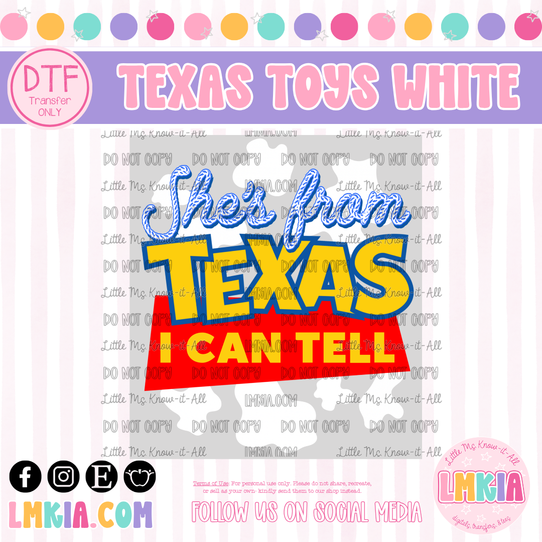 Texas Toys DTF Transfer