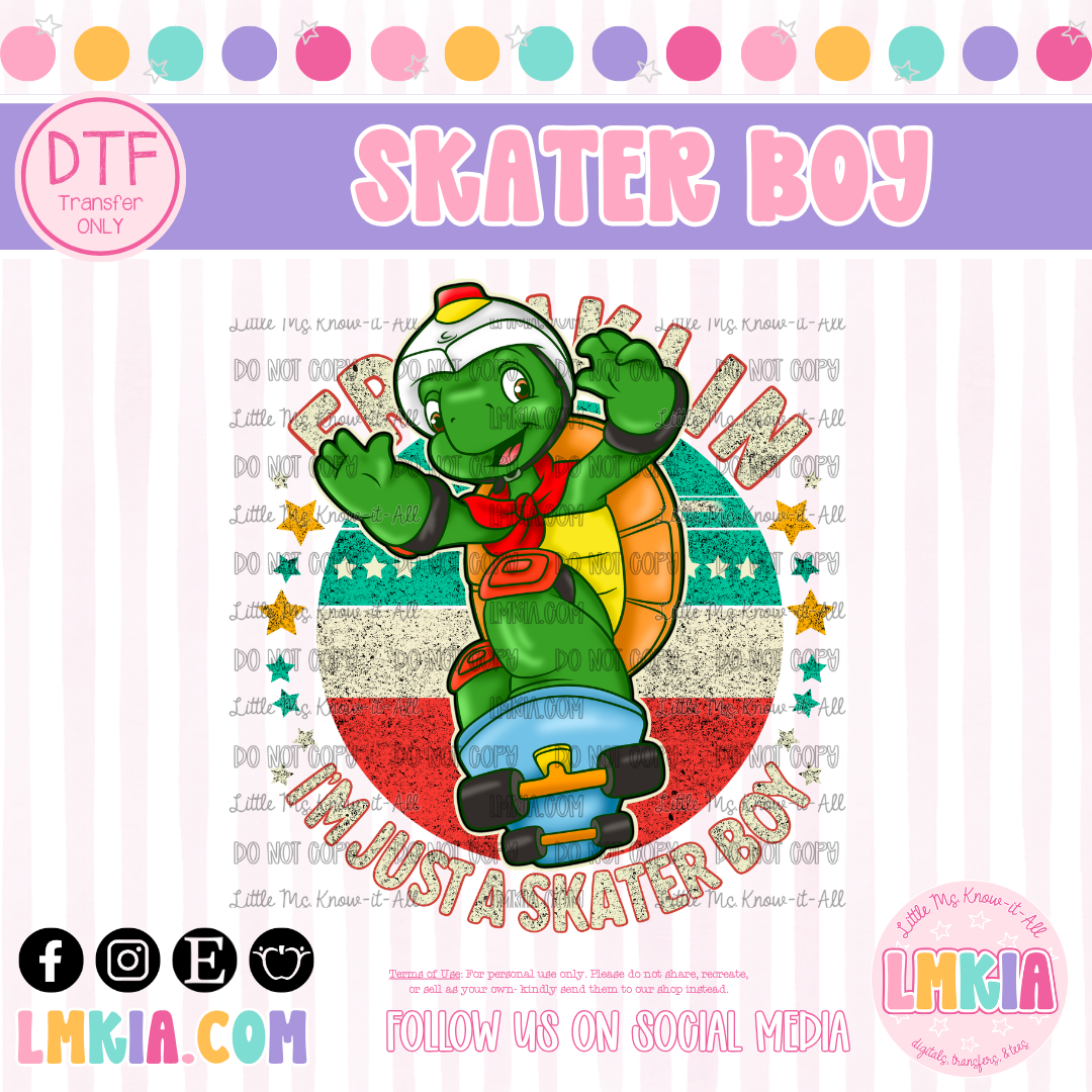 Skater Boy DTF Transfer