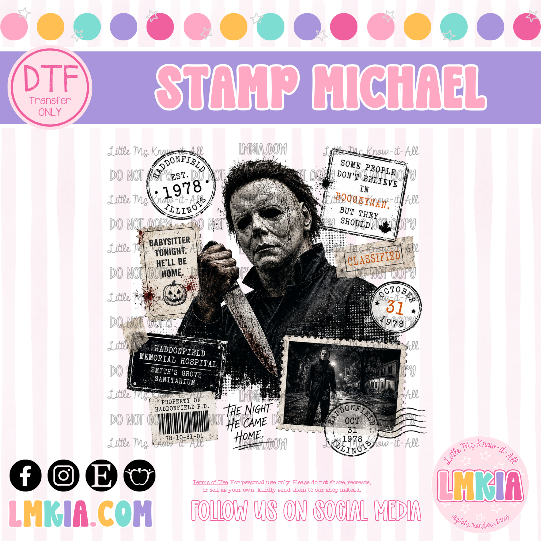 Stamps Michael DTF Transfer