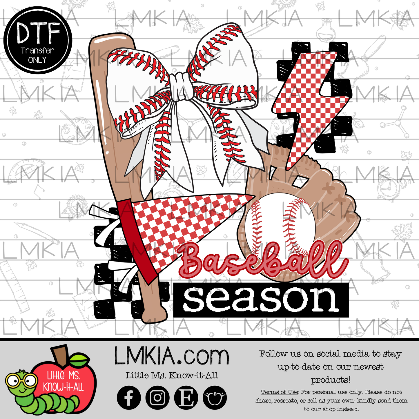 Baseball Season DTF Transfer