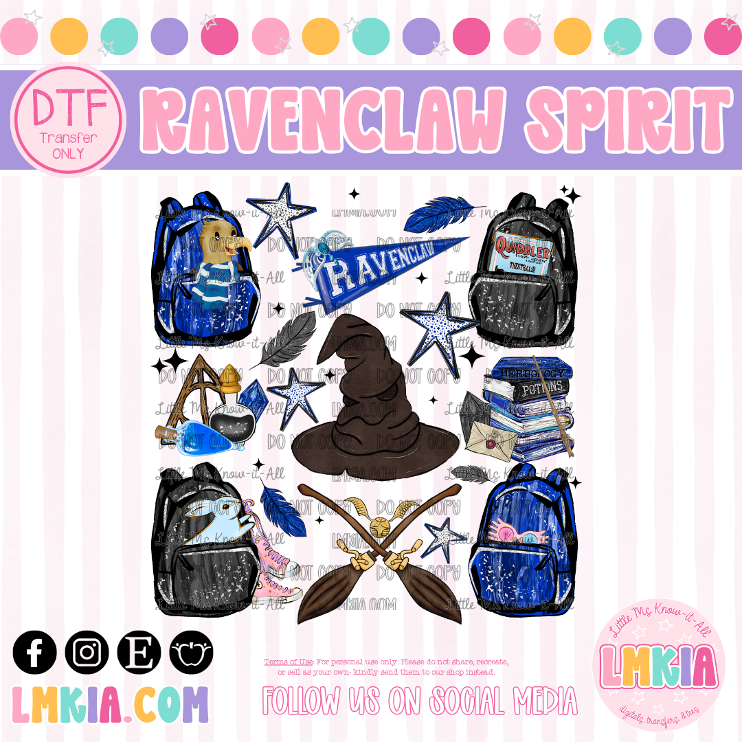 Wizard School Spirit DTF Transfer