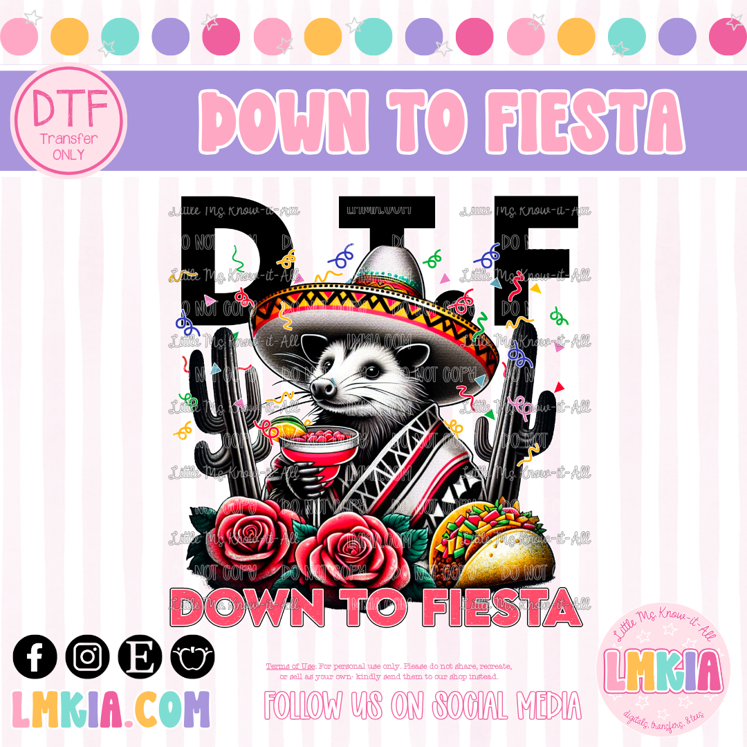Down to Fiesta DTF Transfer