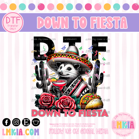 Down to Fiesta DTF Transfer
