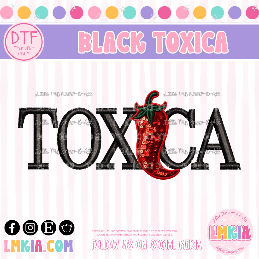 Toxica DTF Transfer