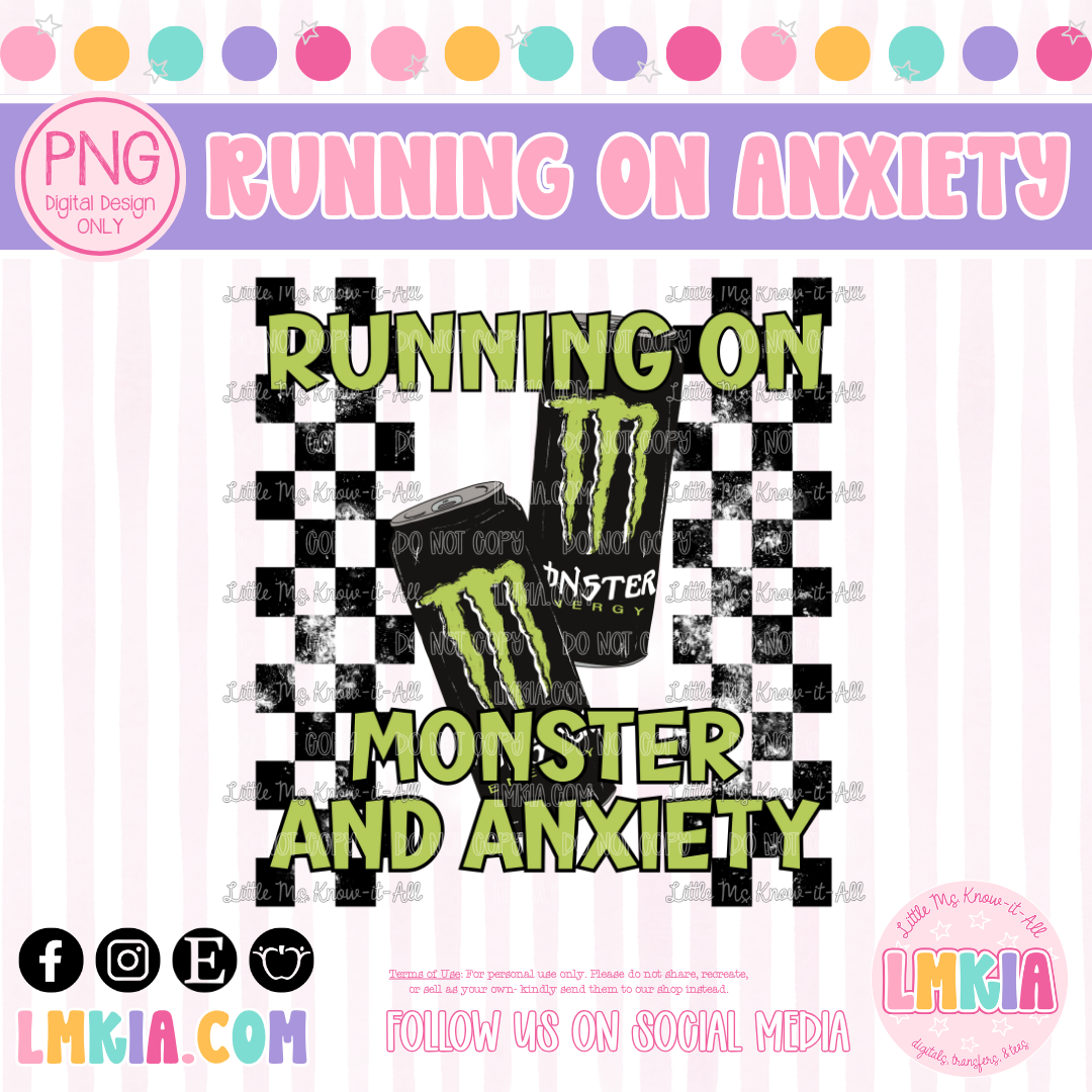Running on M & Anxiety PNG