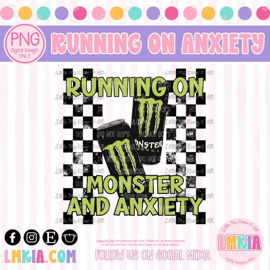 Running on M & Anxiety PNG