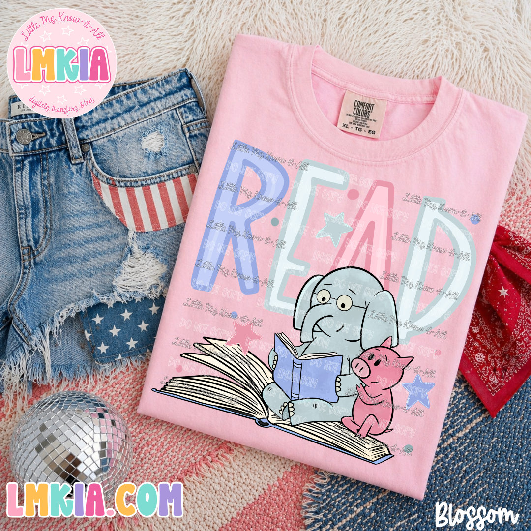 Elephant Read T-Shirt