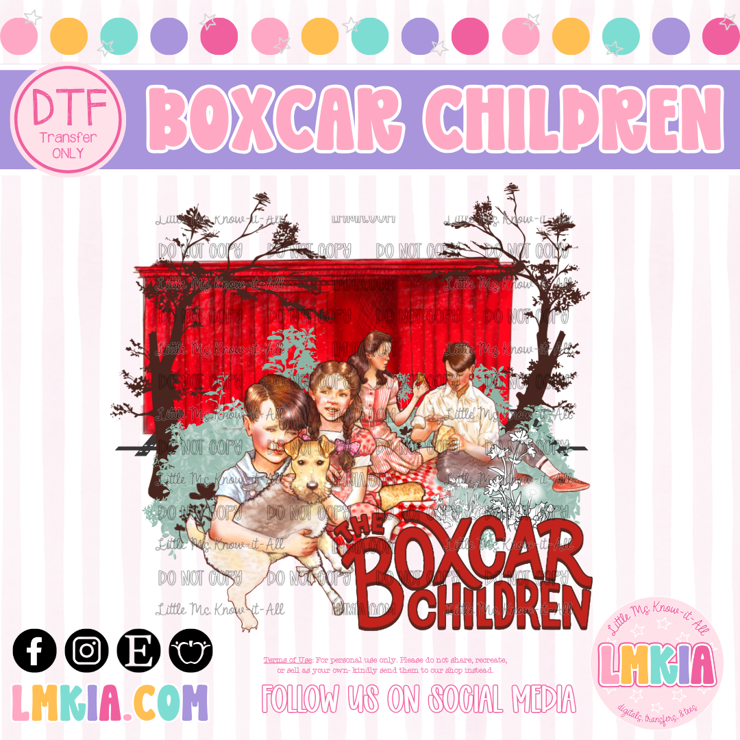 Train Kids DTF Transfer