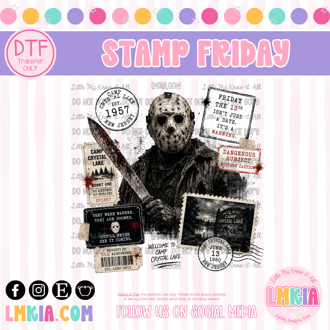 Stamps Friday DTF Transfer