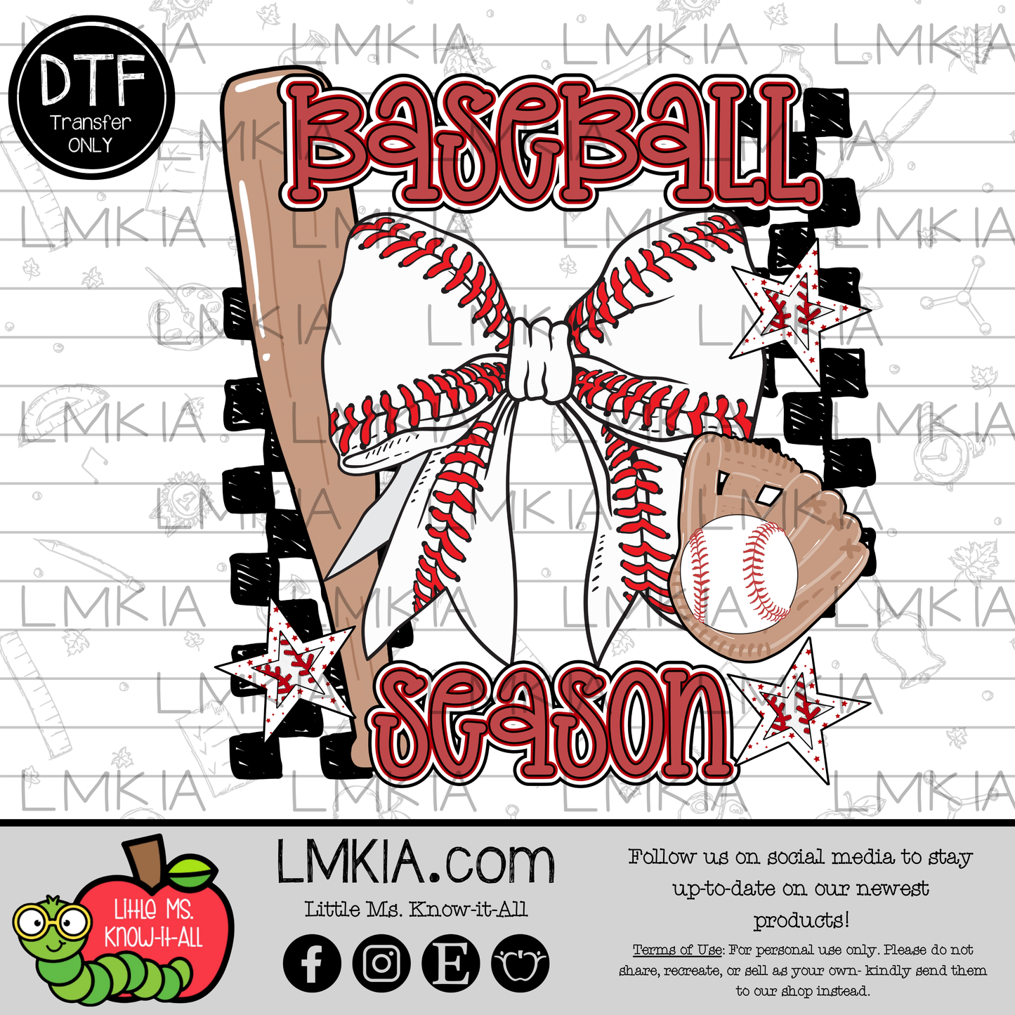 Baseball Season DTF Transfer