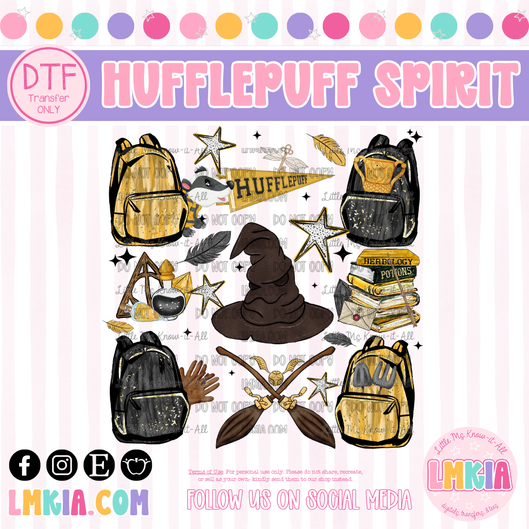 Wizard School Spirit DTF Transfer