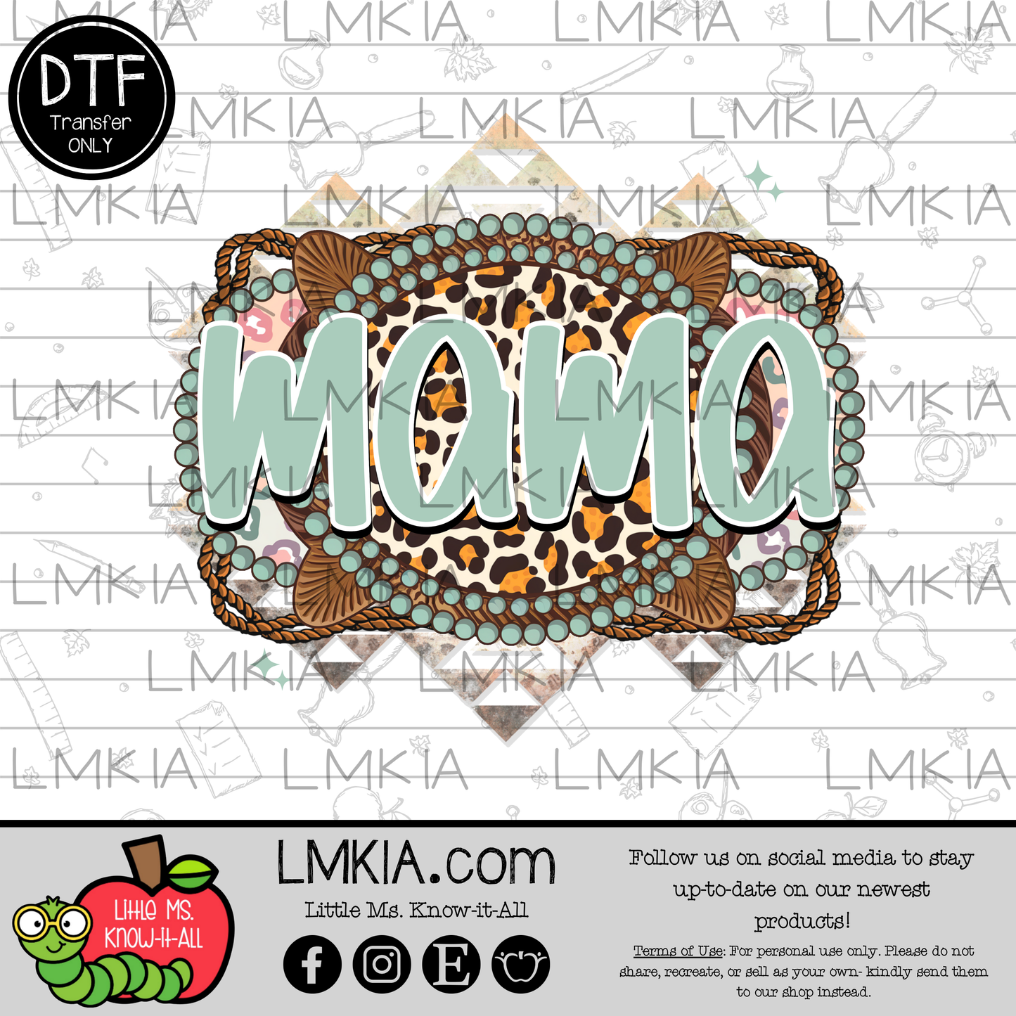 Mama Buckle DTF Transfer