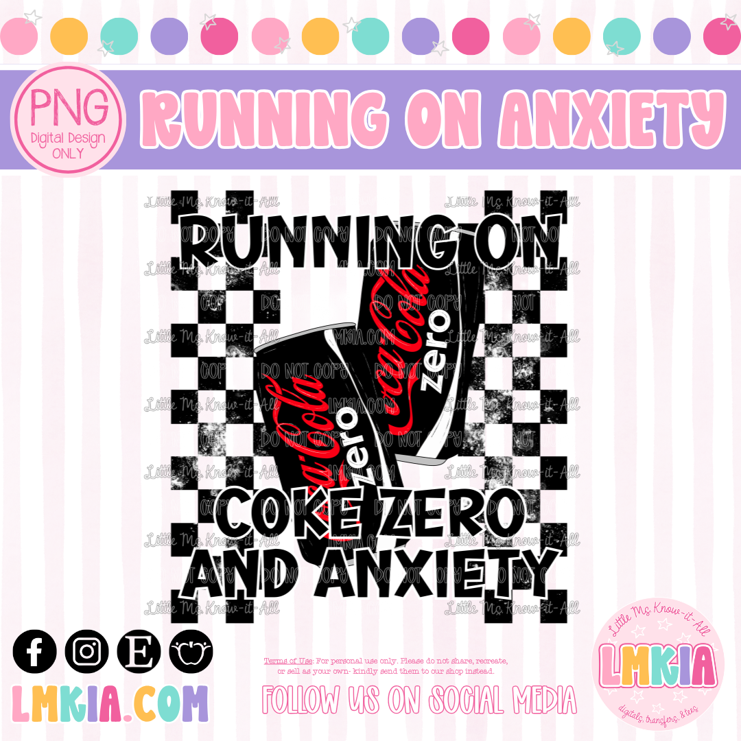 Running on CZ & Anxiety PNG