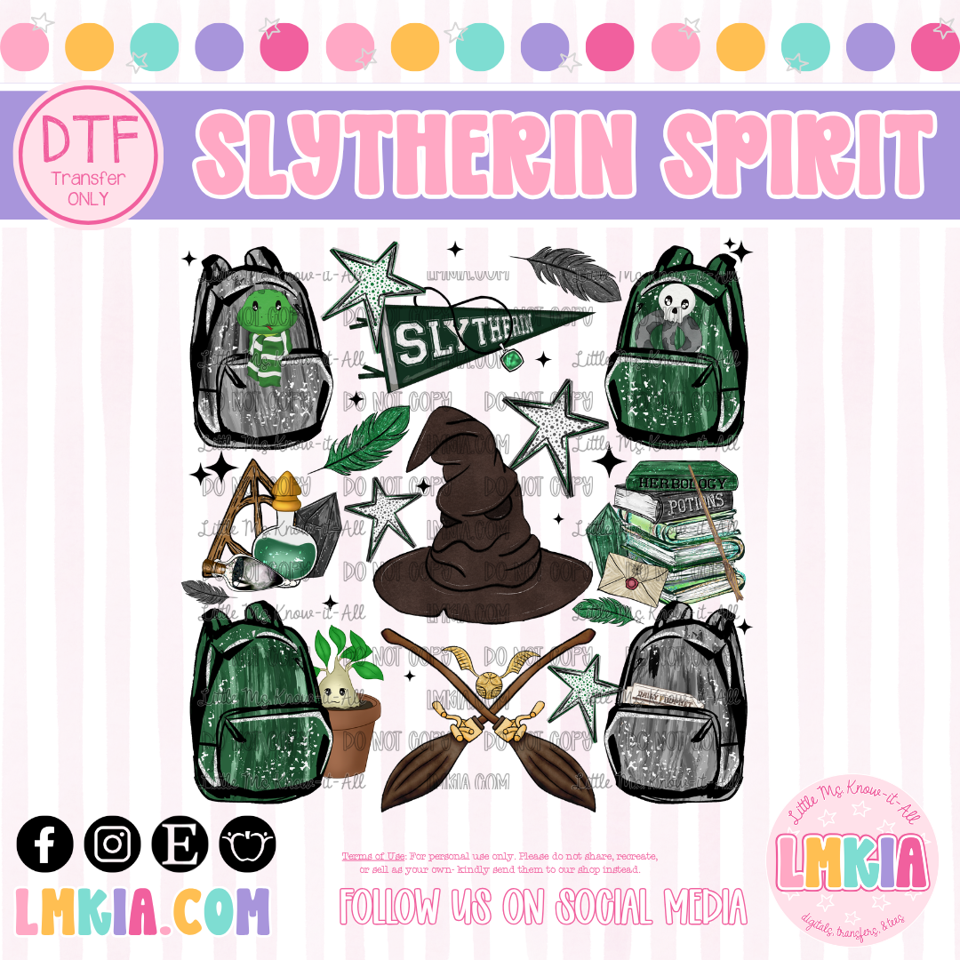 Wizard School Spirit DTF Transfer