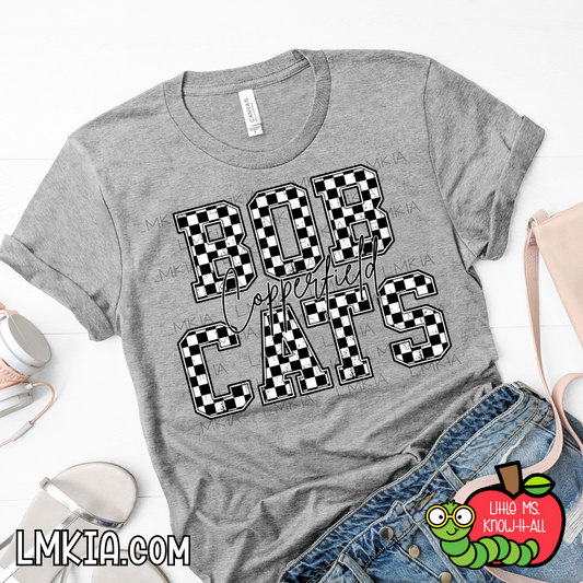 Checkered Bobcats T-Shirt