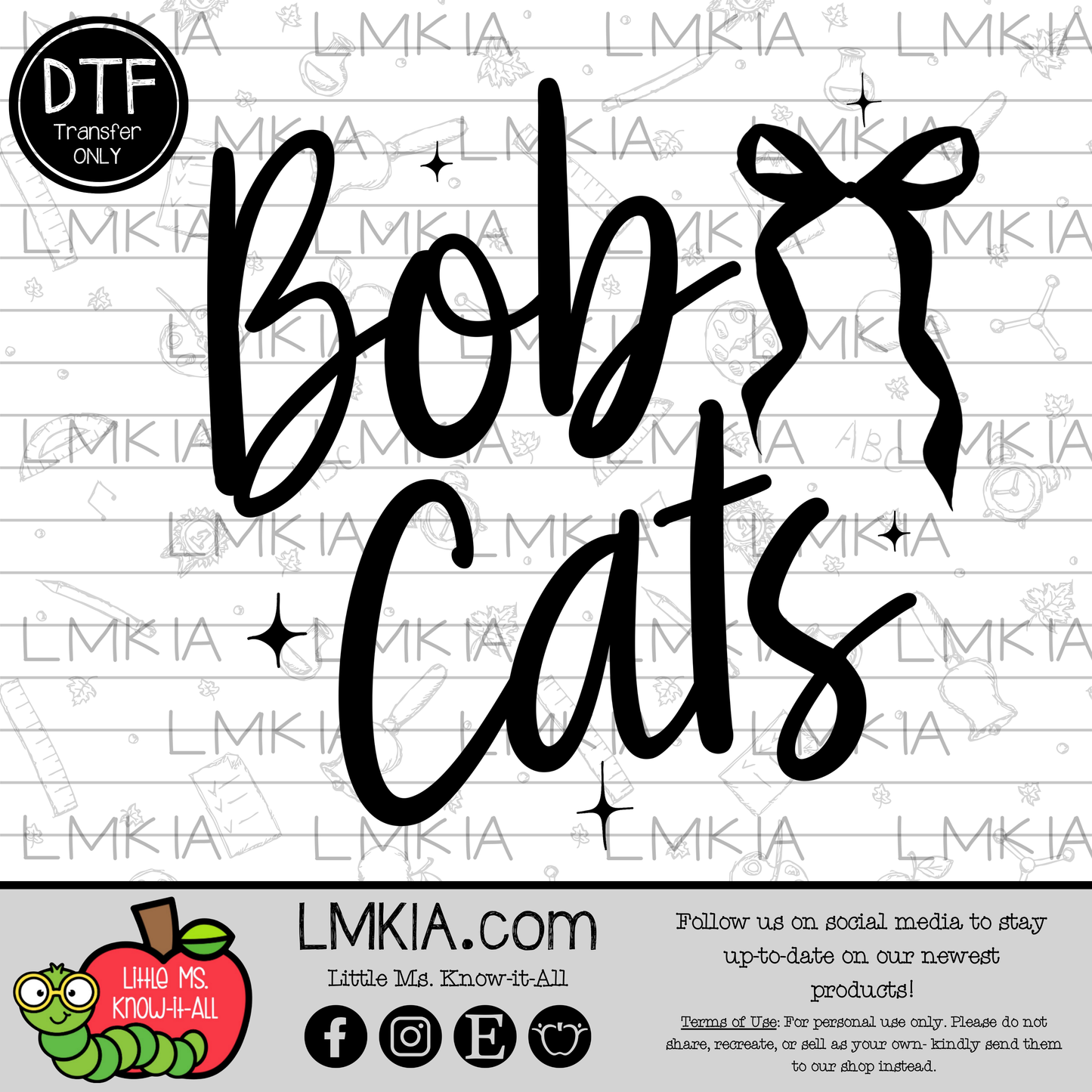 Coquette Bobcats DTF Transfer