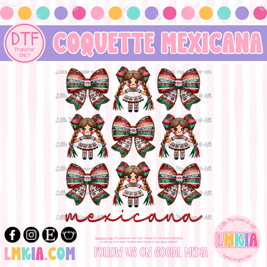 Coquette Mexicana DTF Transfer