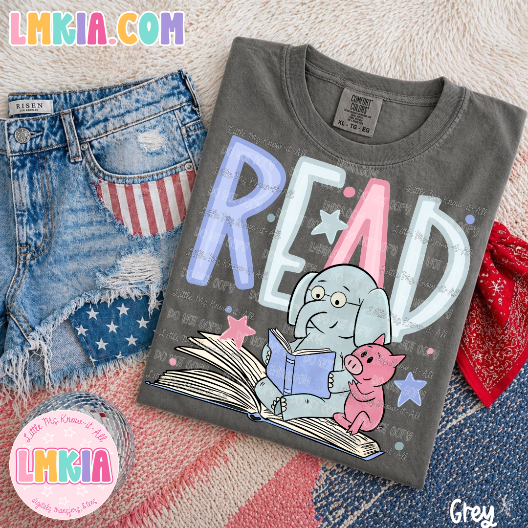 Elephant Read T-Shirt