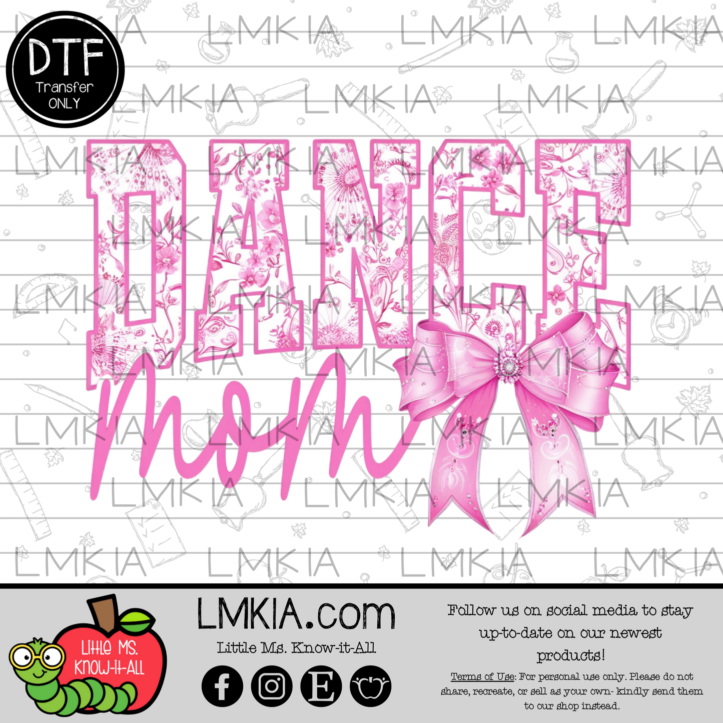 Dance Mom DTF Transfer