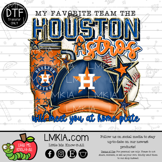 Texas Baseball Favorite Team DTF Transfer