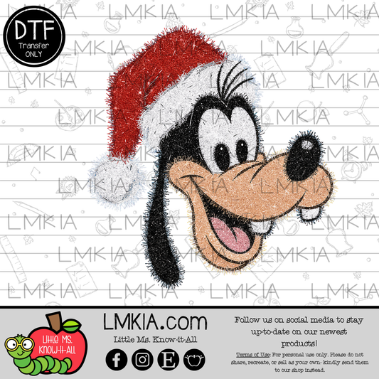 Tinsel Goof Christmas DTF Transfer