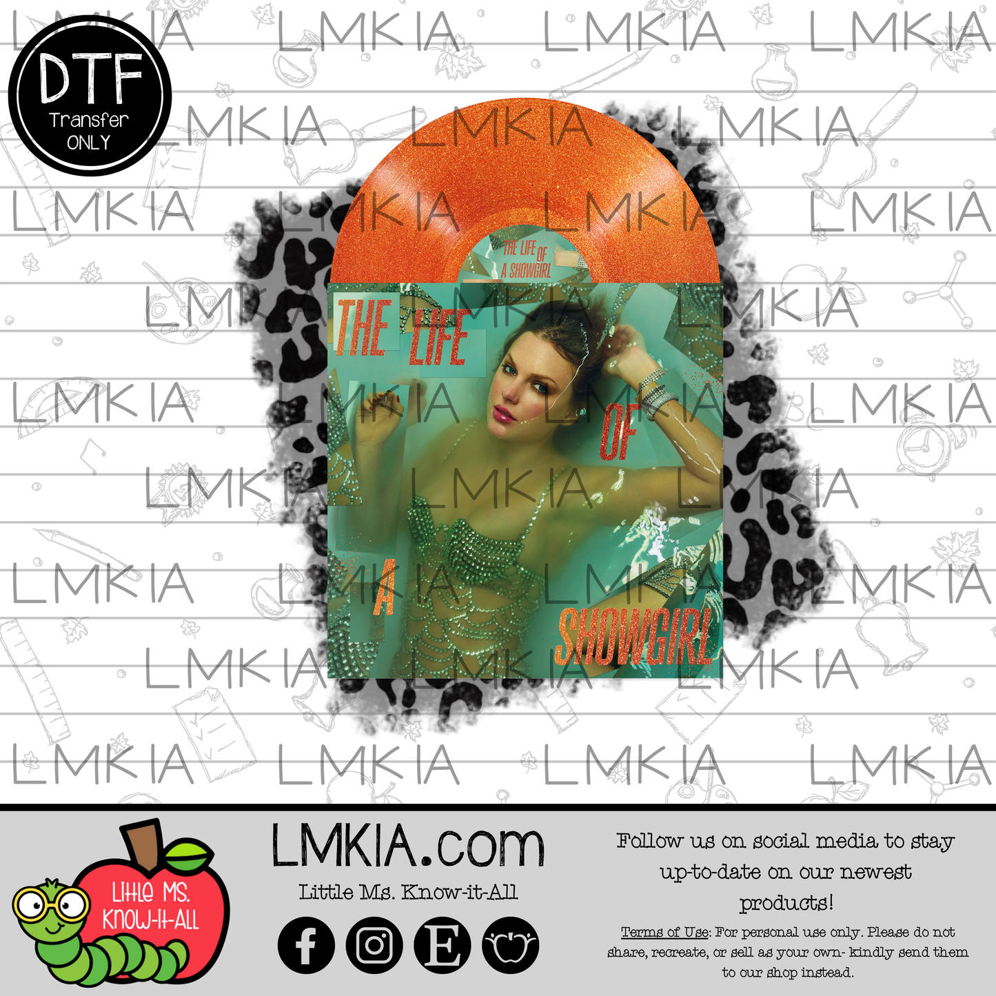 Life of a Shwgrl Album DTF Transfer