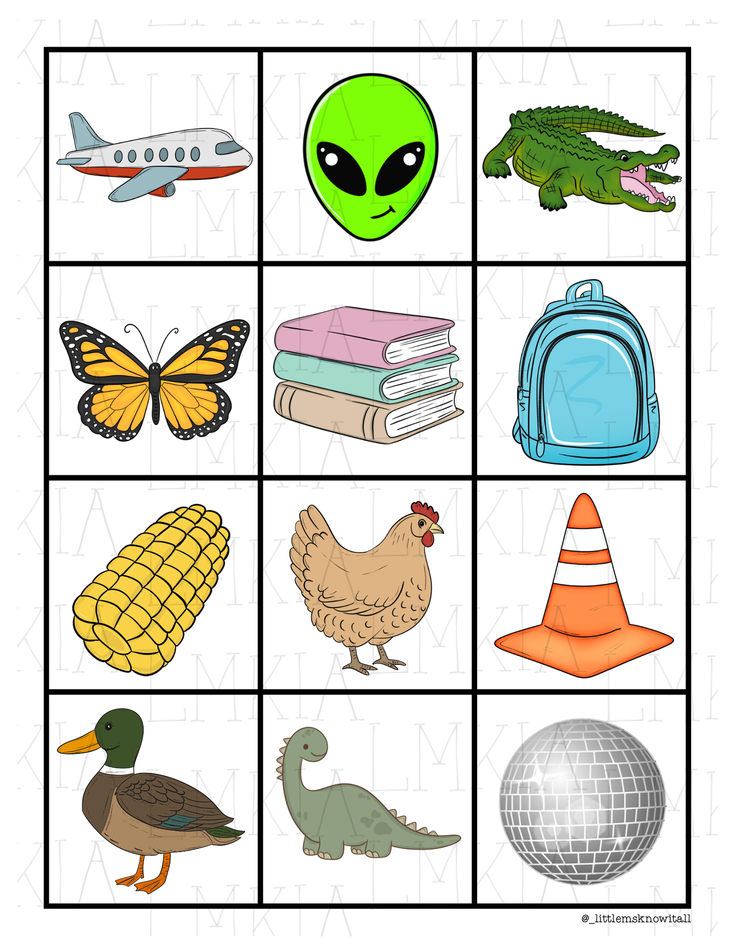 Beginning Sound Picture Sorting Puzzles