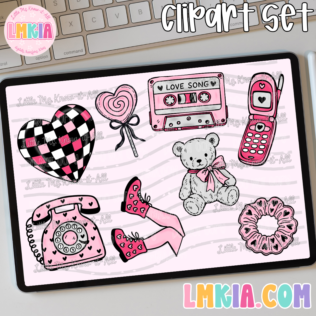 Love Throwback Clipart