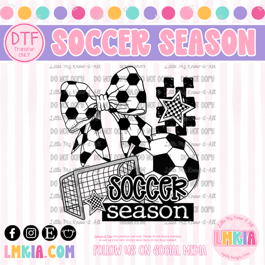 Soccer Season DTF Transfer